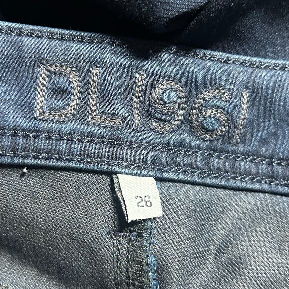 DL1961 Women's Emma Denim Legging Jegging Dark Blue Navy Stretch Jeans 26 - Picture 11 of 11